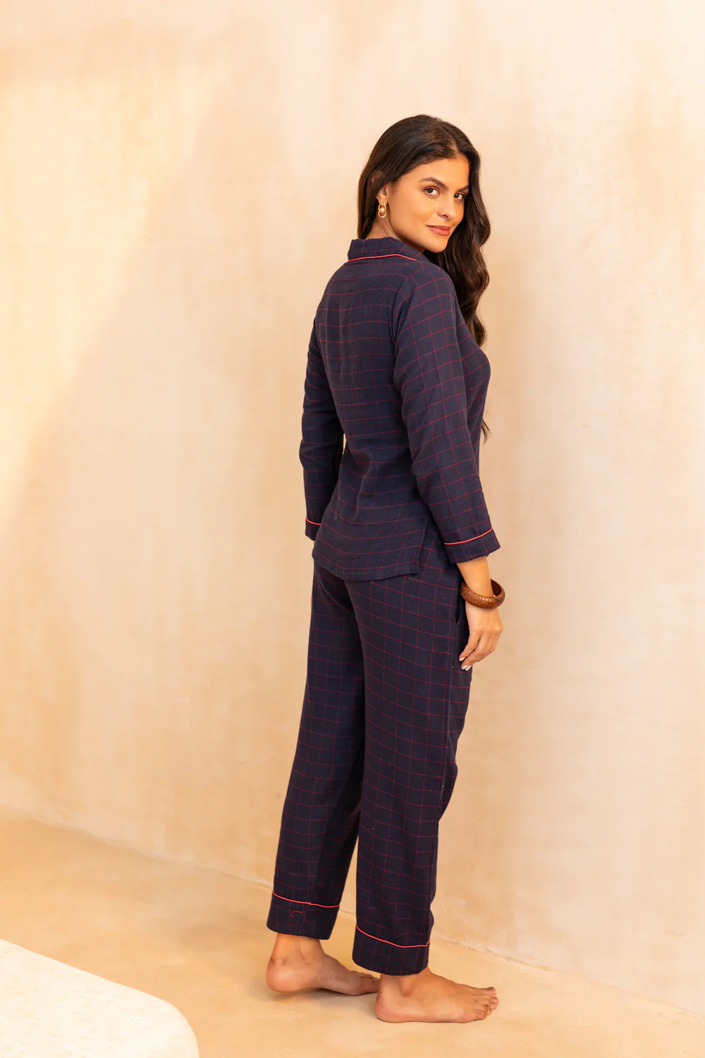 Blue Tartan Dream flannel Pj set - Image 6
