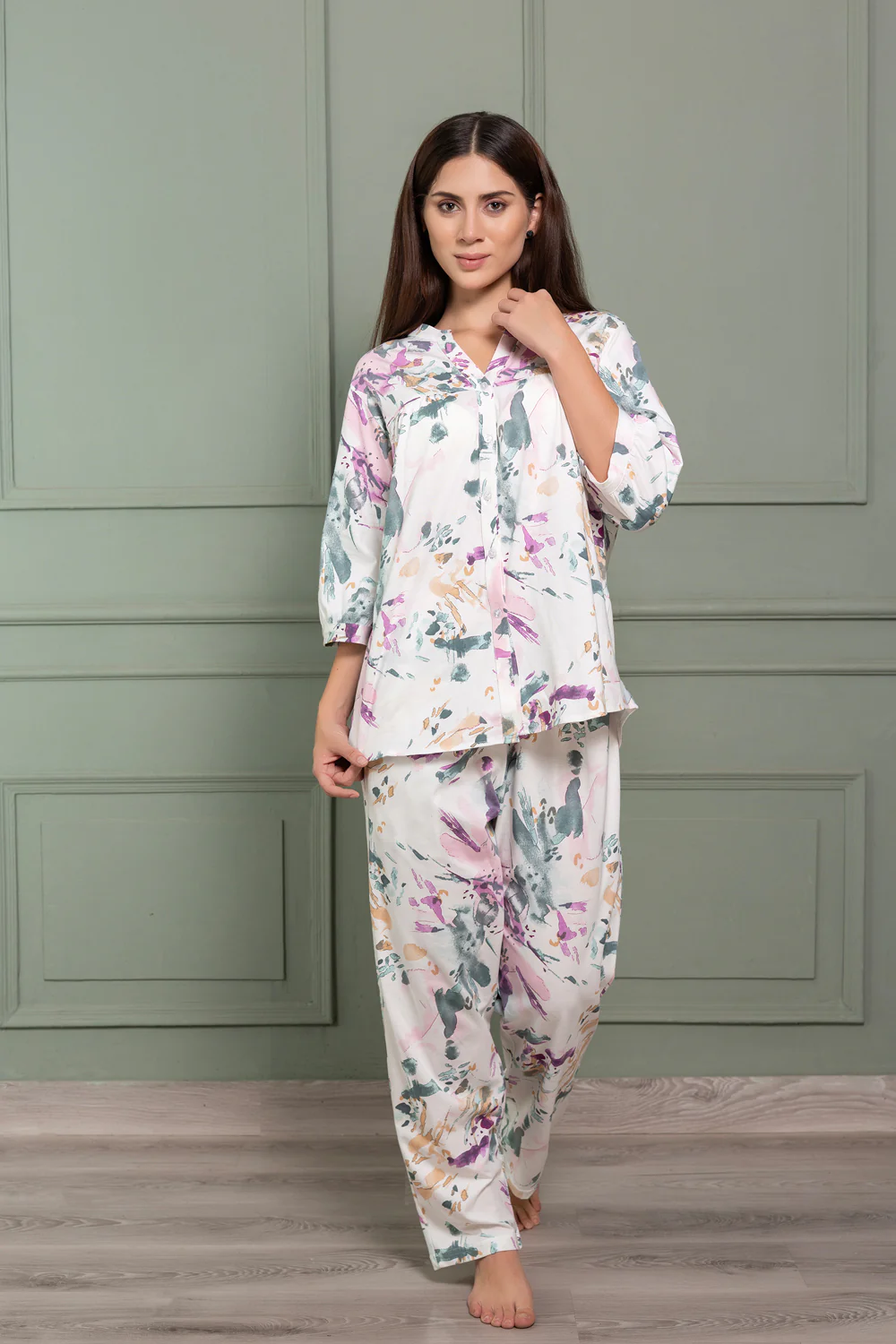 Co-ord set in imported crepe - Image 7