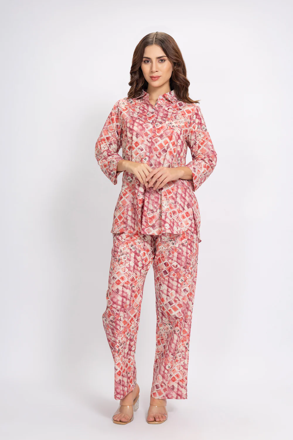 Co-ord set in in Fine Rayon - Image 2