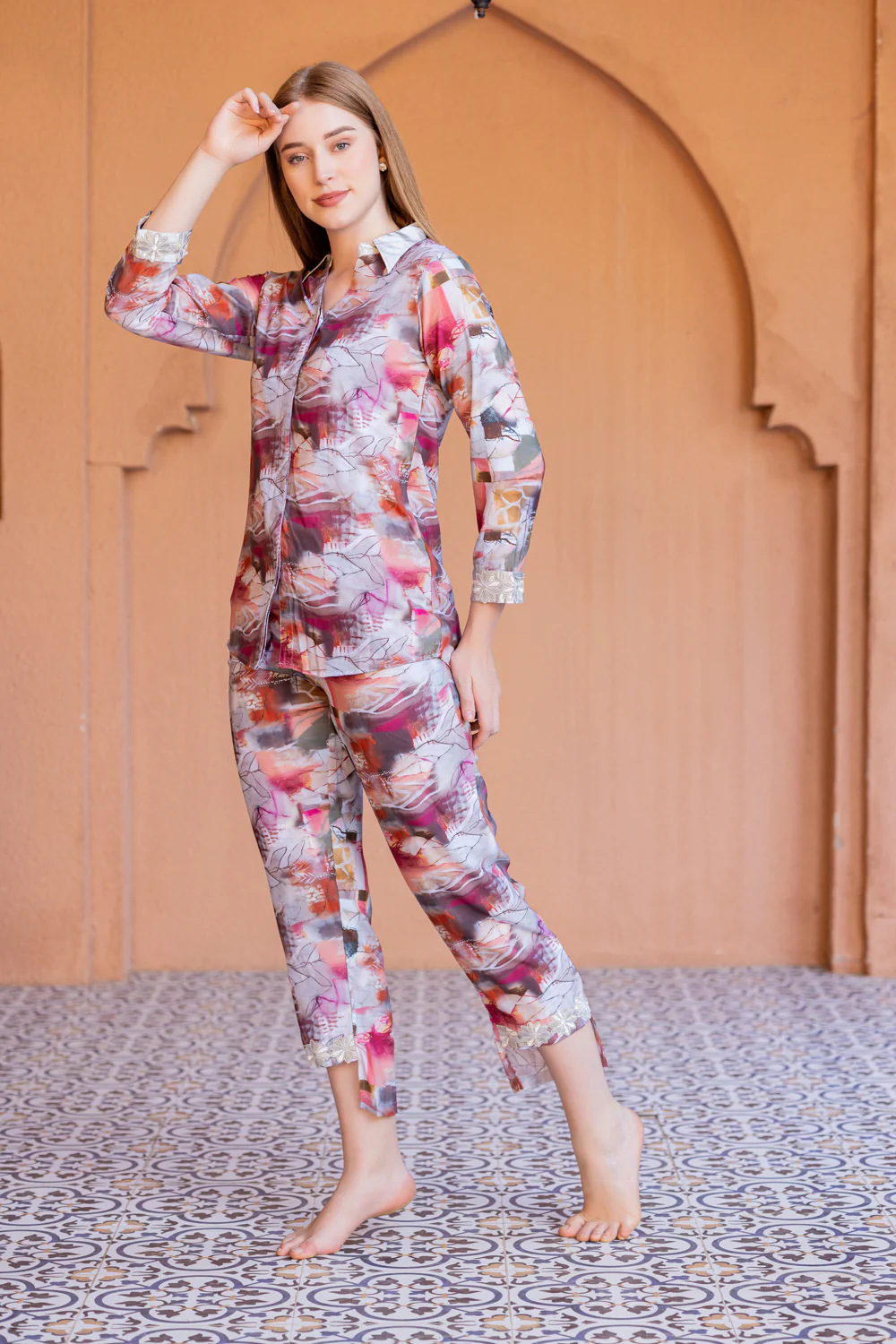 Co-ord set in Silky soft Satin - Image 3