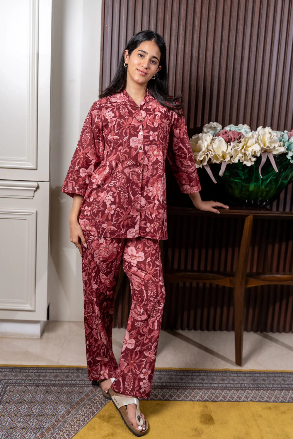 Co-ord set with Gold buttons - Image 2