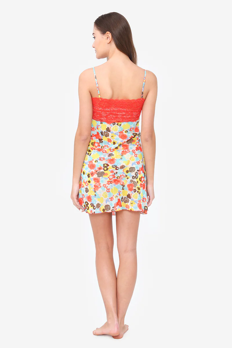 Multi Color Satin Baby Doll - Image 4