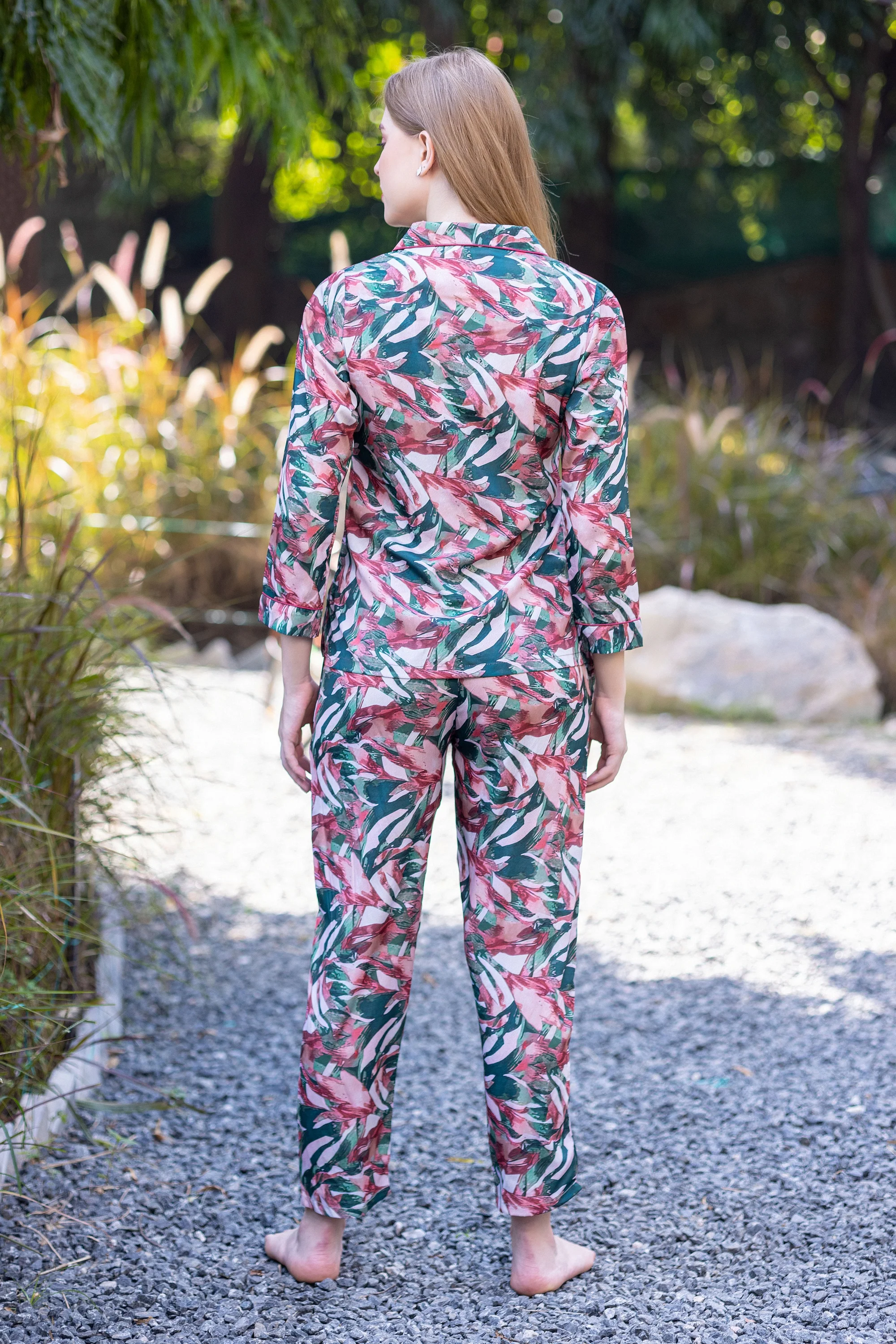 Printed Satin Co-ord set - Image 6