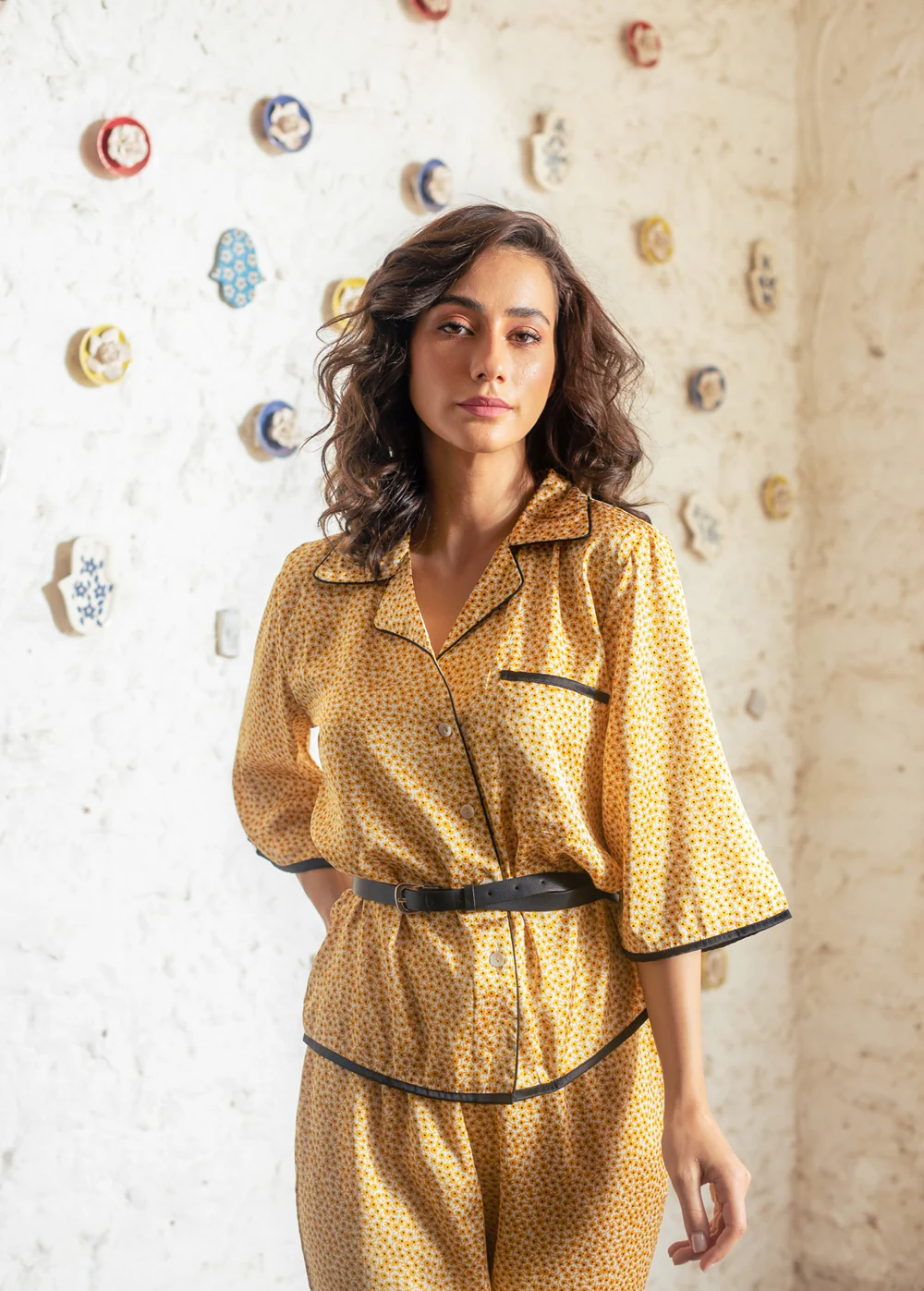 Satin Co-ord In Dreamy Yellow - Image 5