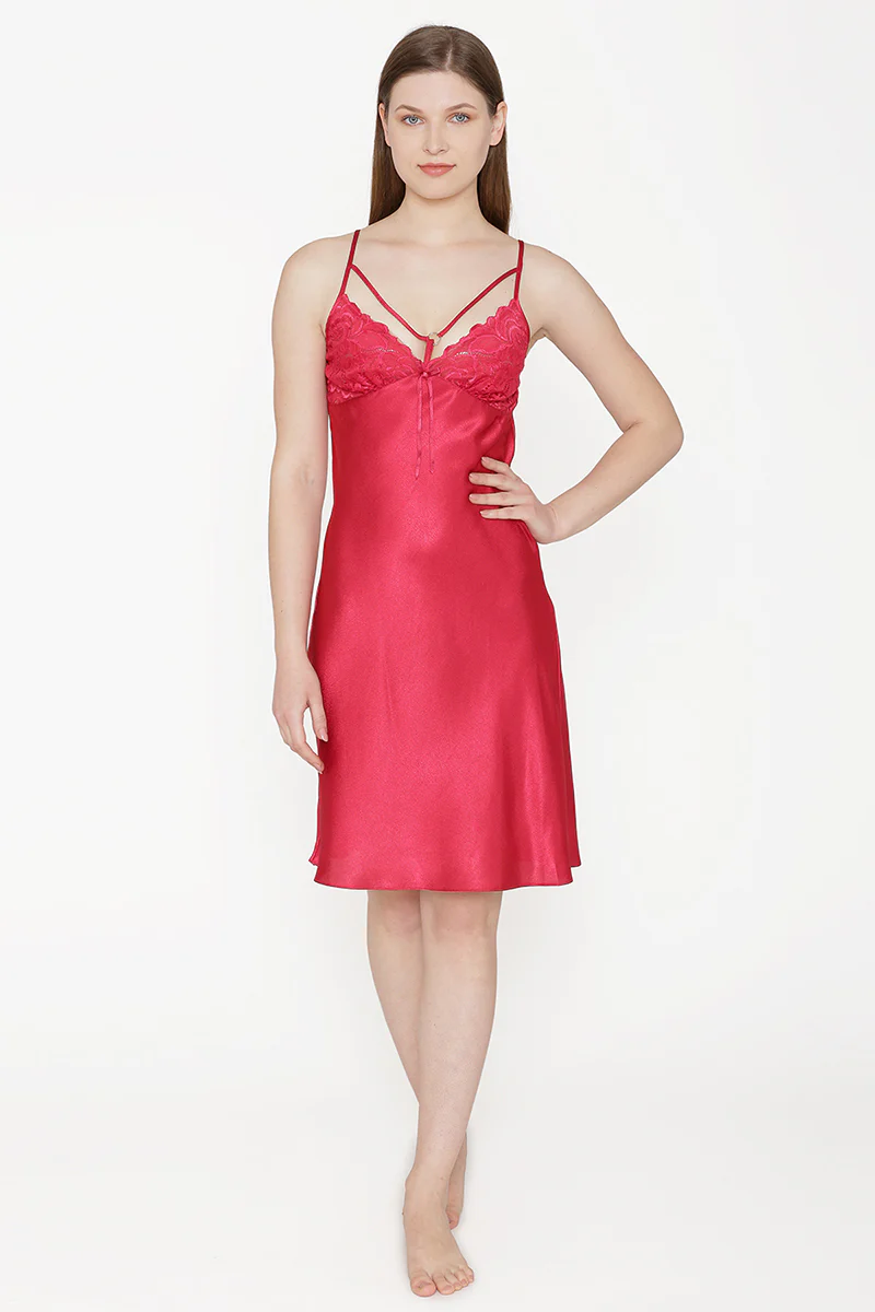 Short Nighty & Robe Nightgown set - Image 3