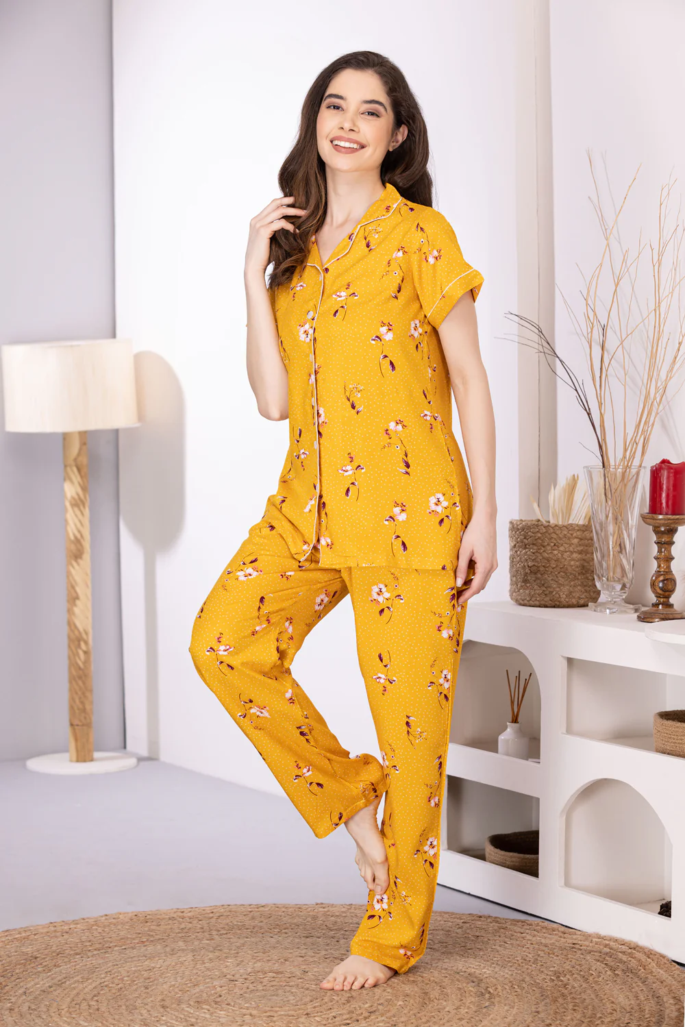 Spring Printed Night suit