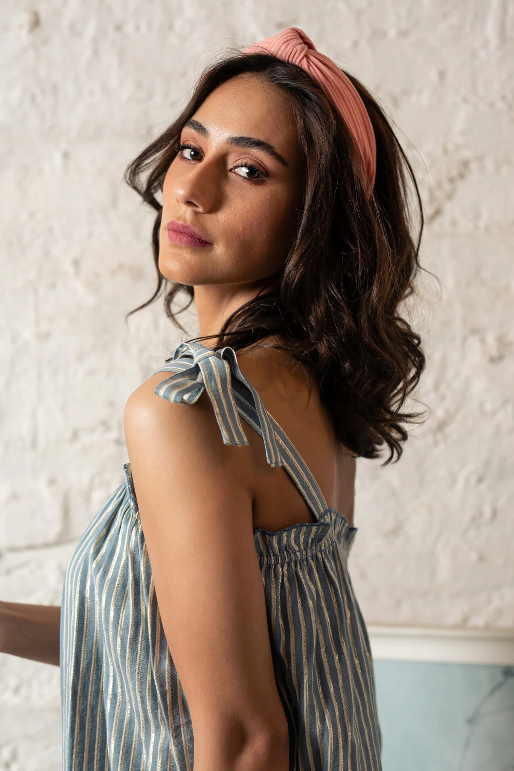 Stripped Cotton Strappy duo - Image 6